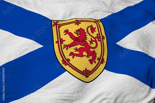 Fototapeta Flag of Nova Scotia in 3D rendering