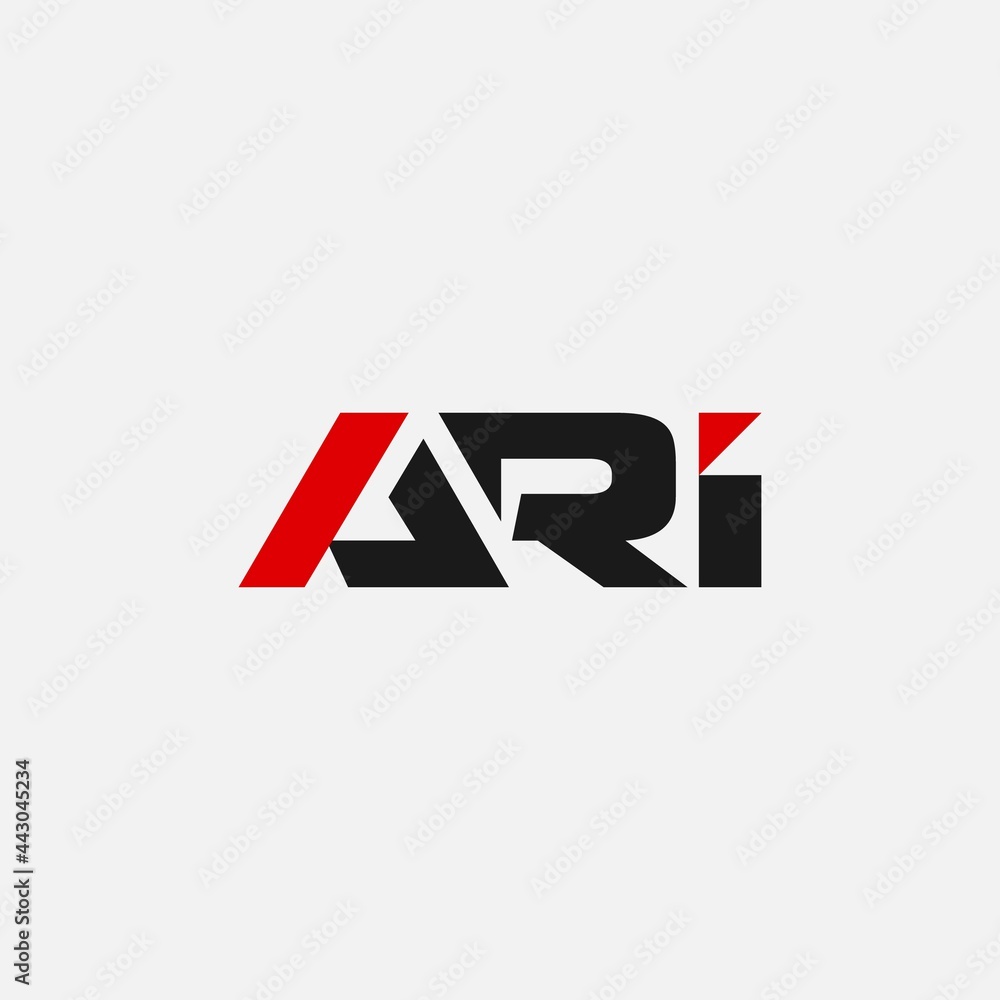 A, R, I Monogram Symbol. Ari Initials Letter. Abstract Strong Logotype. Creative Typography for Fitness, Construction, Sport, Capital Management Company. A, R, I Monogram Symbol. Ari Initials Letter. Abstract Strong Logotype. Creative Typography for Fitness, Construction, Sport, Capital Management Company.