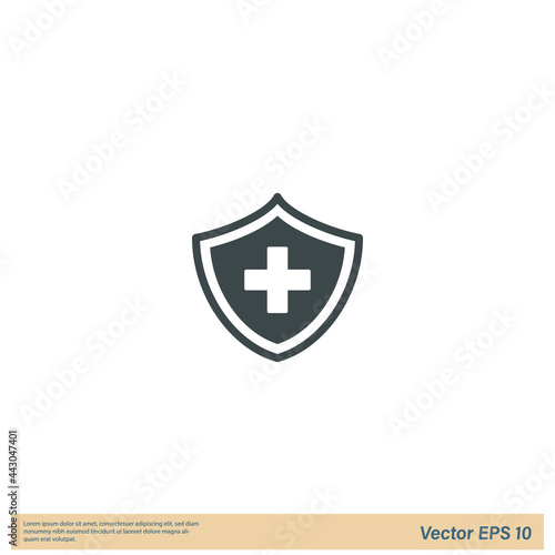 medical insurance icon symbol logo template