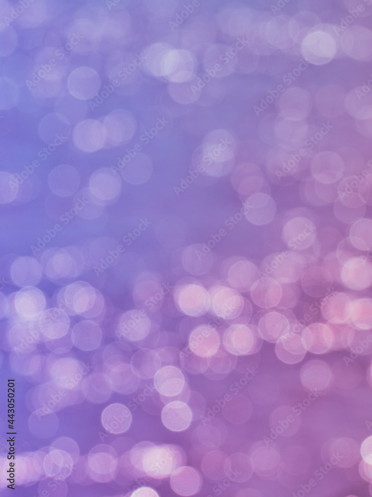 Background of bokeh on surface water.