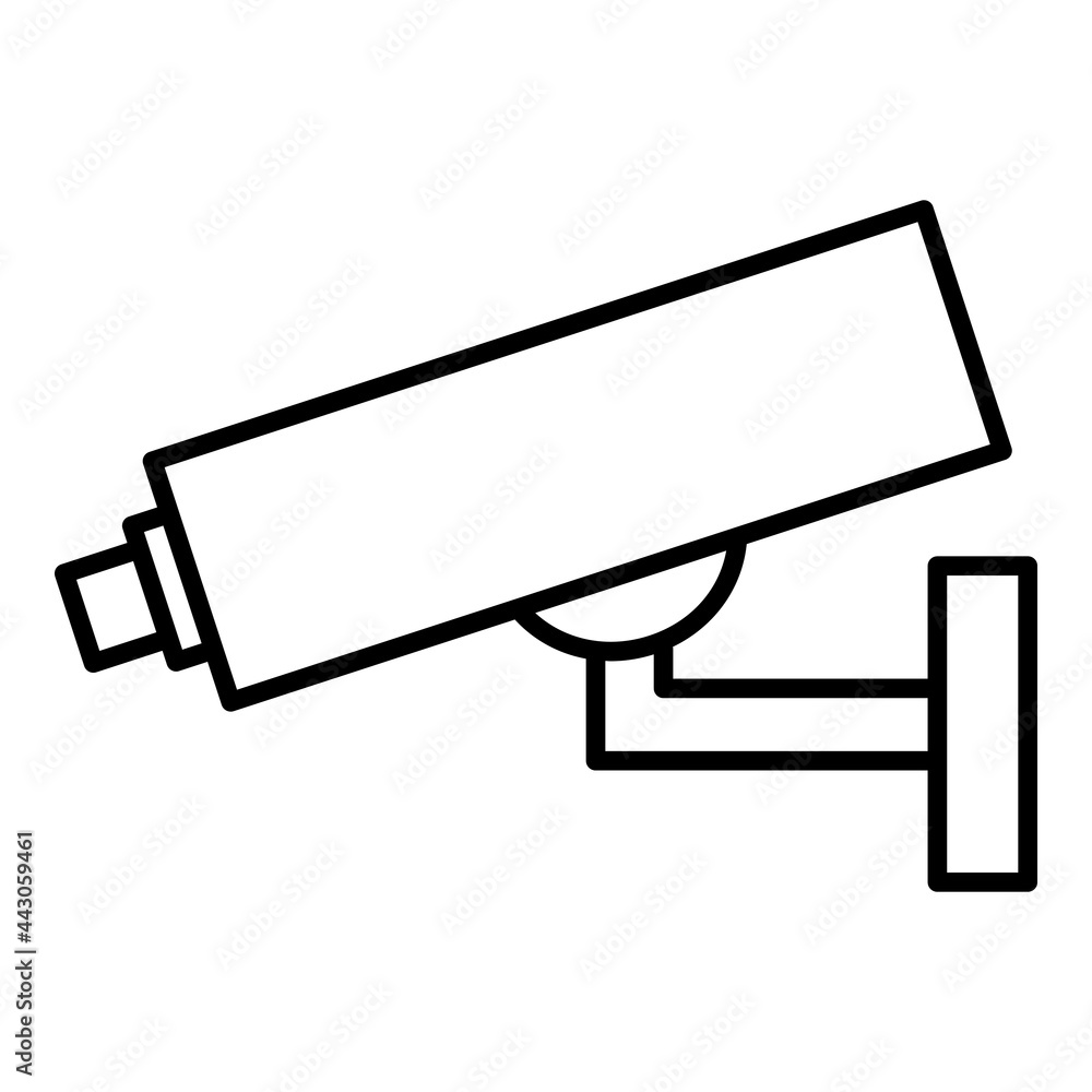 CCTV Icon. Vector Security Camera Symbol