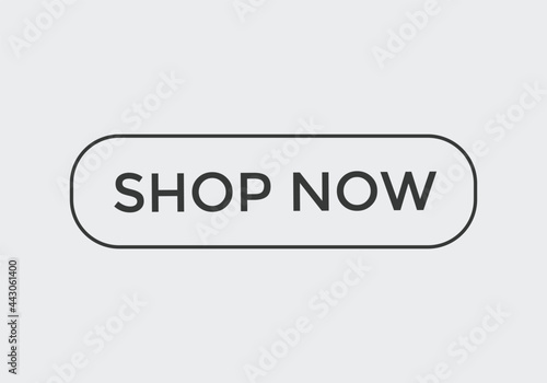 shop now text web button, label sign icon button