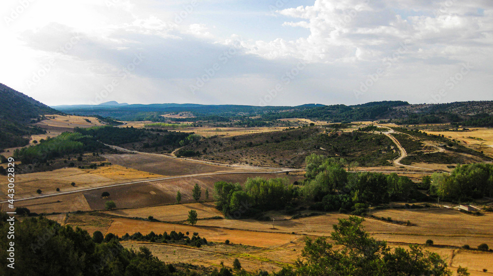 Obraz premium Paisajes de montaña rural de España.