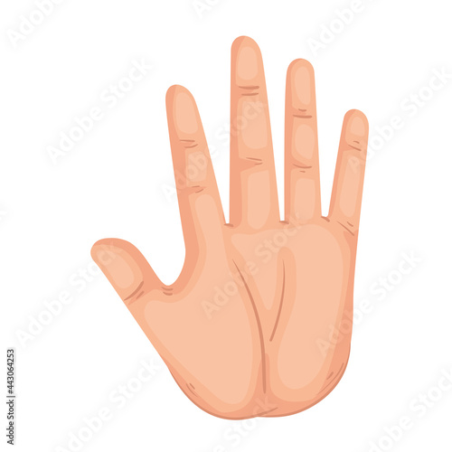 Human hand icon