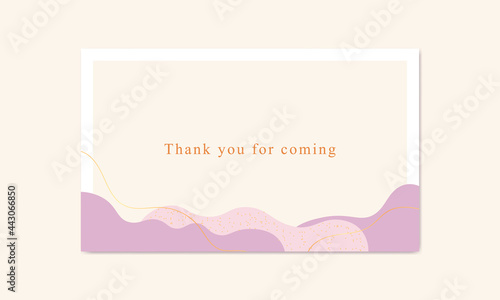 thank you card