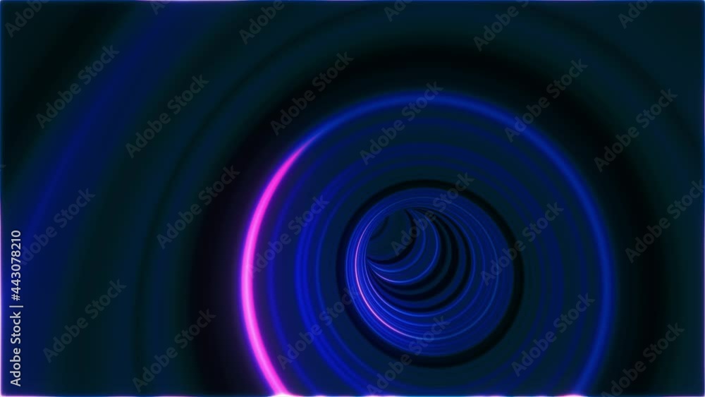 A wormhole in time and space, warping through science fiction. Abstract jump into space in hyperspace among colorful stars. Flying through the blue-purple data tunnel. Seamless loop, 3D animation A wormhole in time and space, warping through science fiction. Abstract jump into space in hyperspace among colorful stars. Flying through the blue-purple data tunnel. Seamless loop, 3D animation