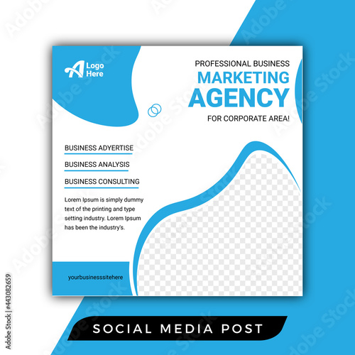 creative Digital marketing agency social media post