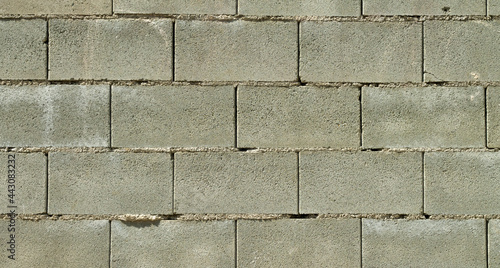 Gray brick wall pattern