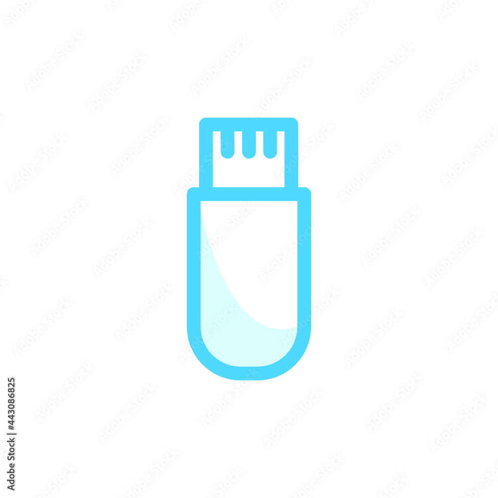 Vector illustration, flash disk icon design template Vector illustration, flash disk icon design template