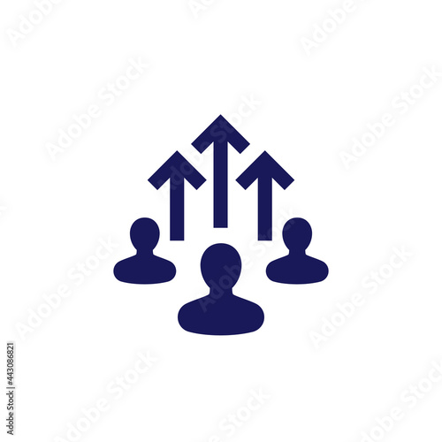 collect user data icon on white