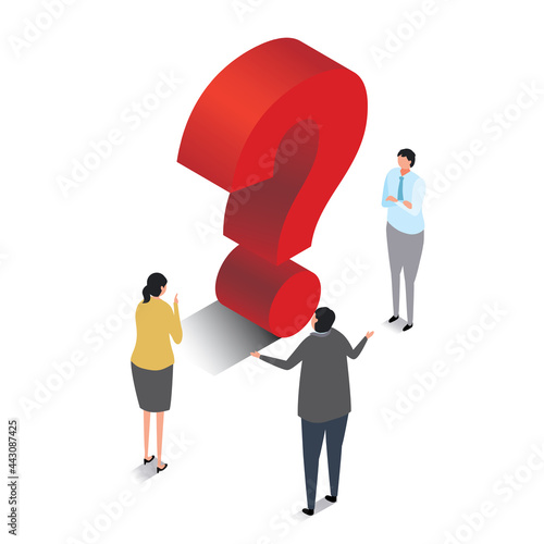 アイソメトリック-シーン-タスク