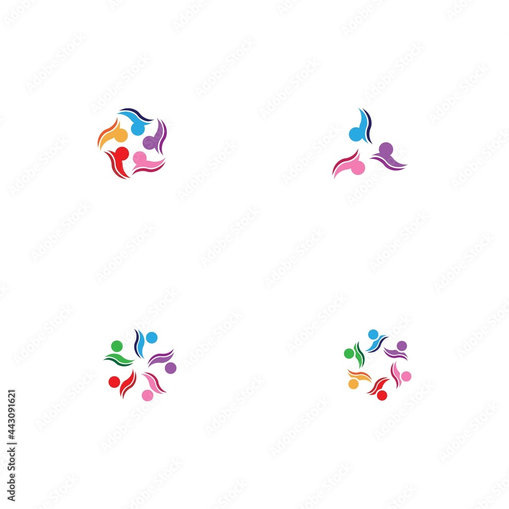 Community, network and social icon Community, network and social icon