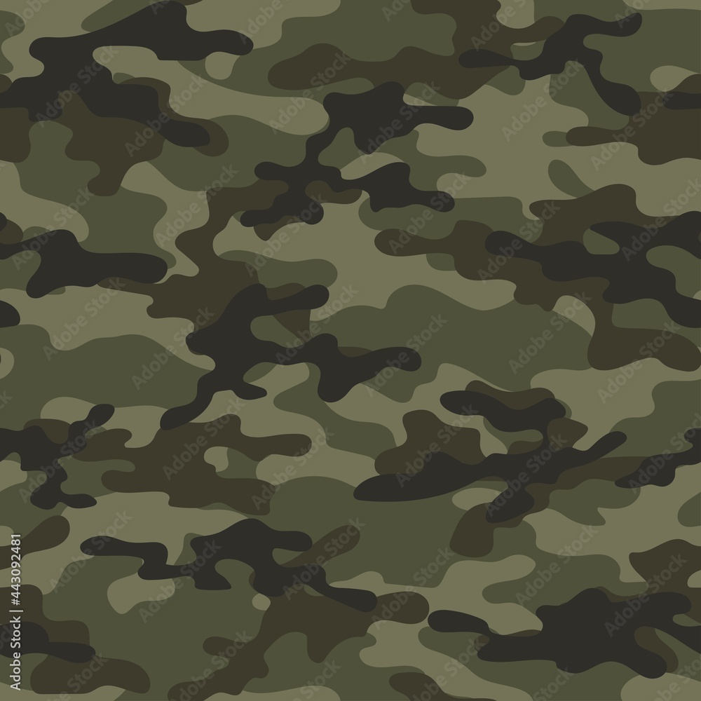 military green camouflage print seamless vector pattern. green background .modern. military green camouflage print seamless vector pattern. green background .modern.