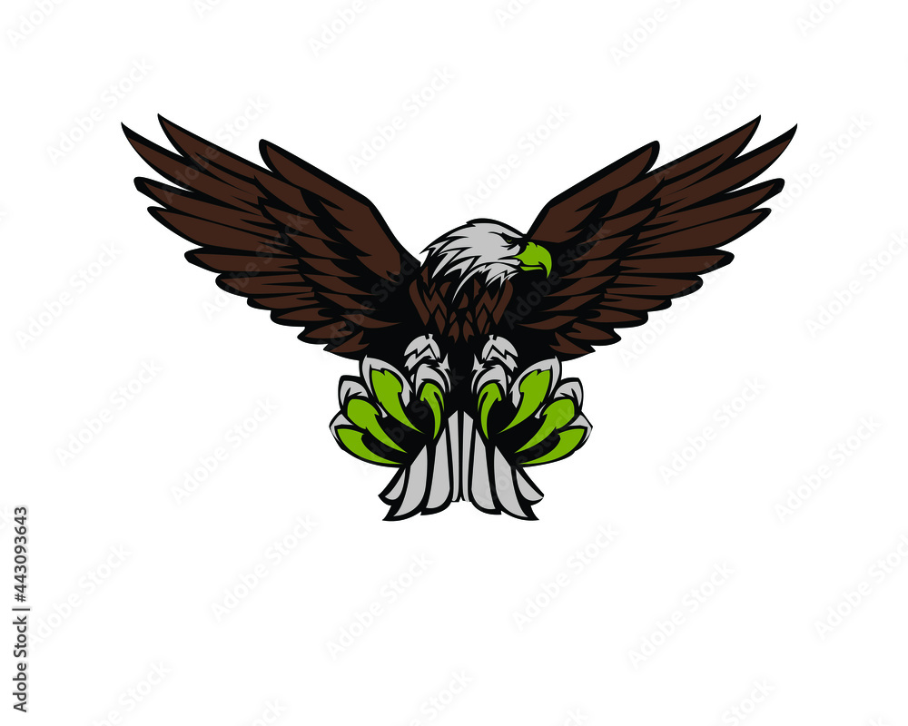 Obraz premium eagle logo vector