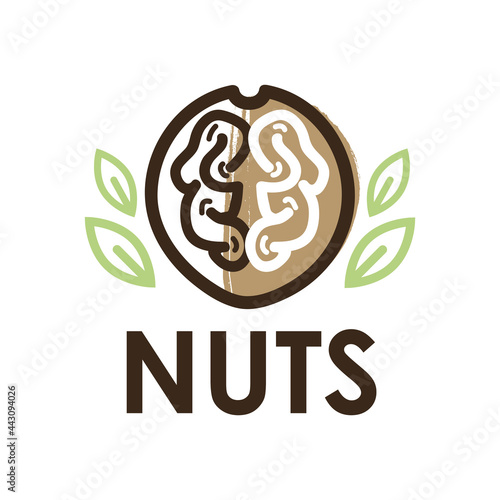 Vector logo of the nuts and dried fruits store