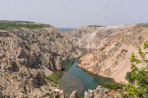 Zrmanja river Canyon in Croatia, Dalmatia