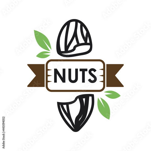 Vector logo of the nuts and dried fruits store