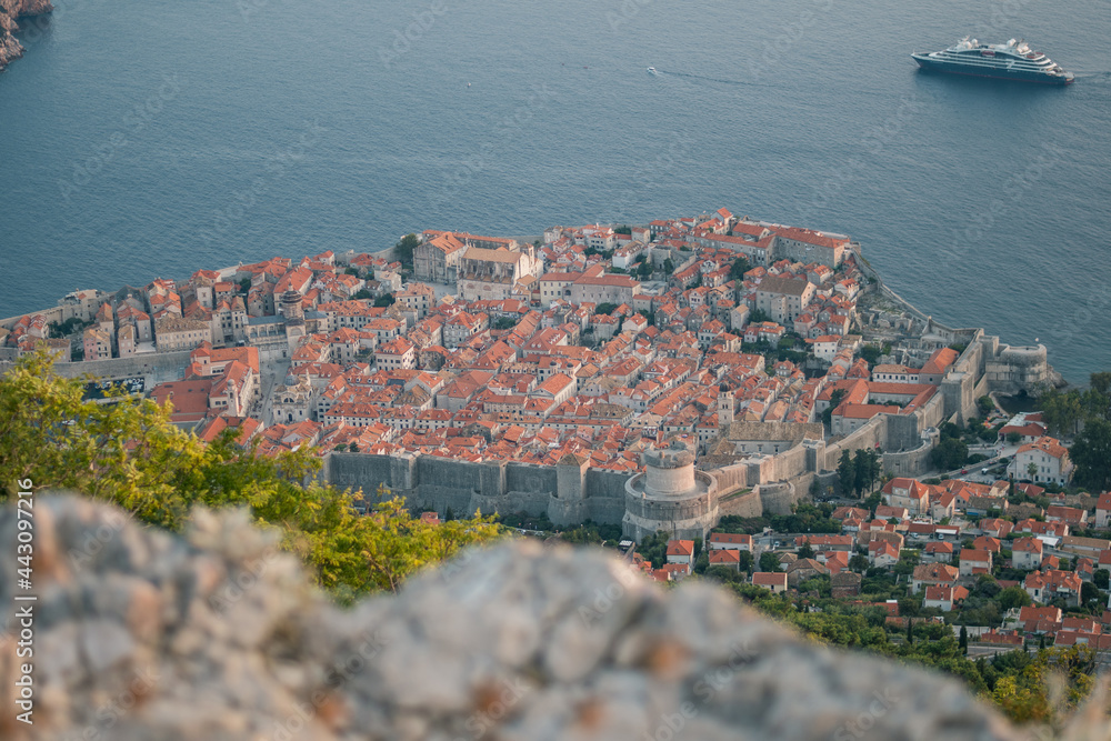 Dubrovnik view from Srđ