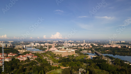 Aerial view of Prime Minister Office on Putrajaya City