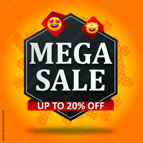 mega sale up to 20% off