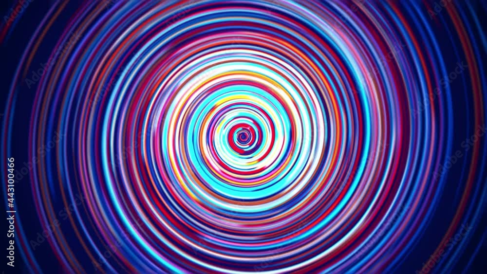 Abstract Rotation Sweet Colors Glowing Circular Concentric Spiral Vortex Swirl Lines Background Seamless Loop Animation Abstract Rotation Sweet Colors Glowing Circular Concentric Spiral Vortex Swirl Lines Background Seamless Loop Animation