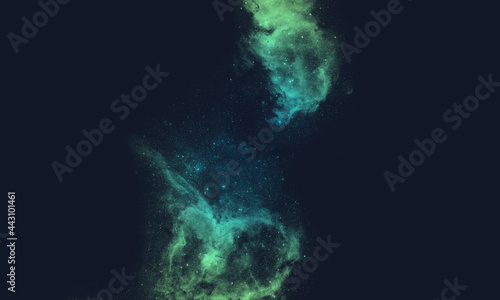 space background with realistic nebula and galaxy