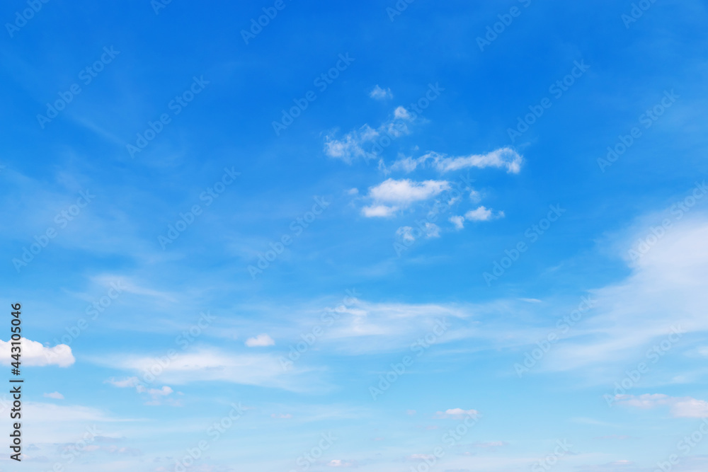 blue sky with clouds