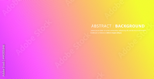 Circle line colorful halftone gradients background. Round for design elements in concept of technology, science or modern. Eps10 vector