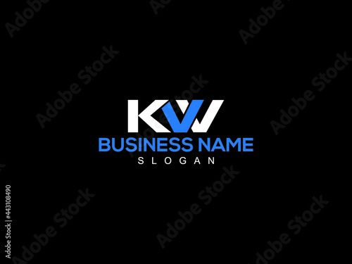 Letter KW, creative kw Logo Icon Vector Image Design For Your Business photo