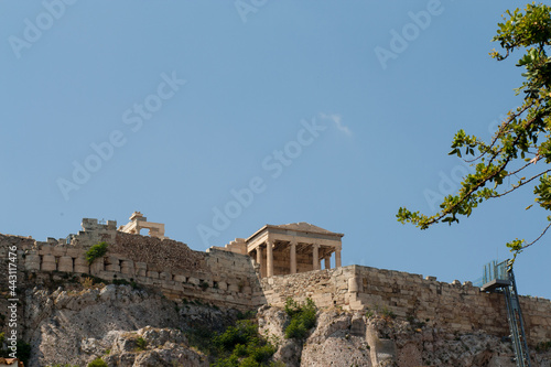 Panorama of Athens with Acropolis hill, Greece. Photo from the Monastiraki square. © Natalia