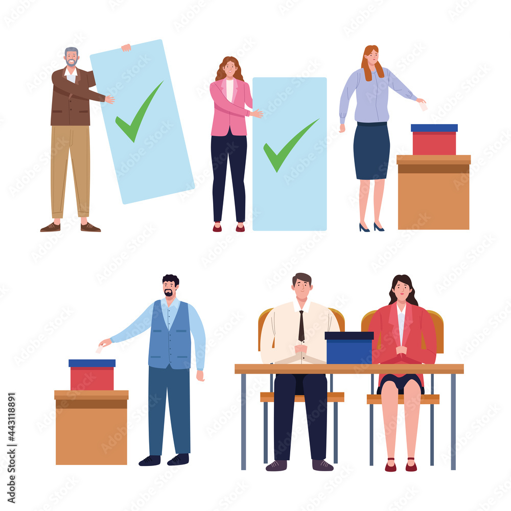 six persons day election six persons day election