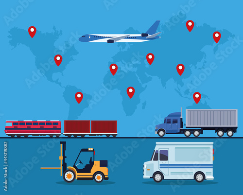 logistic service vehicles