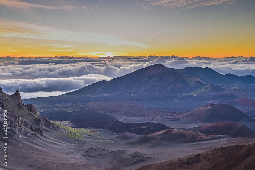 sunrise at Haleakala National Park