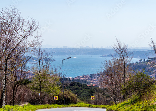 Bild auf Leinwand view of the bosphorus