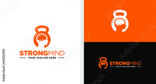 STRONG MIND LOGO PSYCHOLOGY GYM EDITABLE