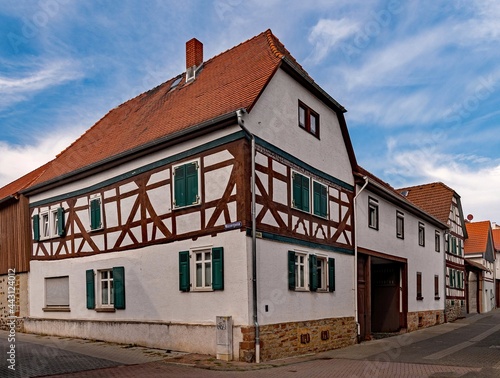 Altstadt von Wölfersheim in Hessen, Deutschland 