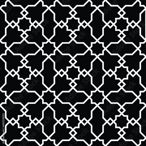 Abstract geometric seamless pattern. modern stylish cross line. gray and white texture. vector background.