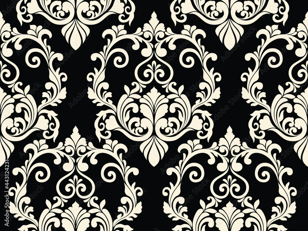 Abstract floral damask seamless pattern. wallpaper, baroque ornament graphic modern vector background. Abstract floral damask seamless pattern. wallpaper, baroque ornament graphic modern vector background.