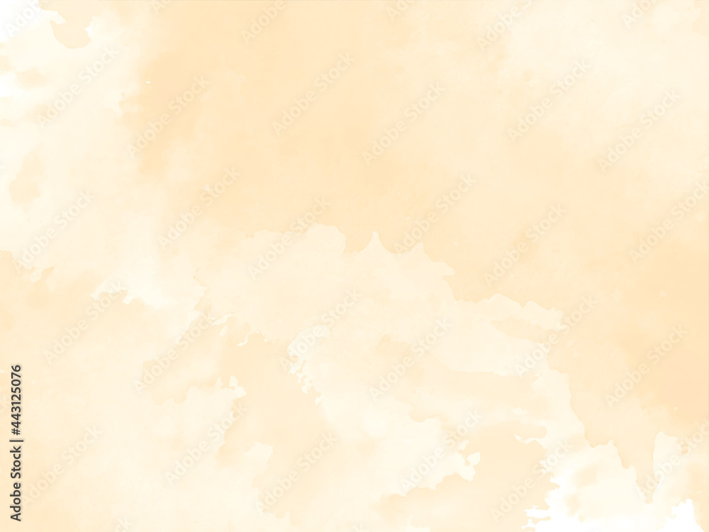 Soft brown watercolor texture design background