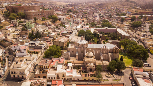 Daytime view of the urban skyline of Zacatecas City, Zacatecas, Mexico.