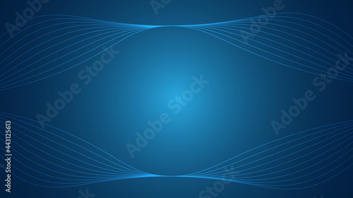 Technology wave vector background. With abstract blue lines flow motion illustration, Vector lines, Modern and colorful data lap design wallpaper.
