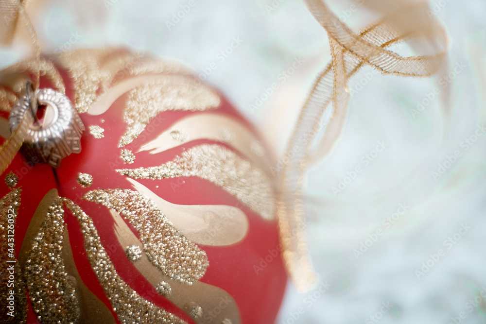 Naklejka premium christmas tree decoration