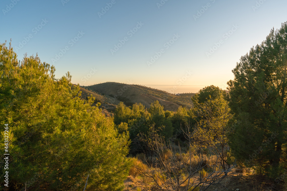 mountain landscape in the south of Spain