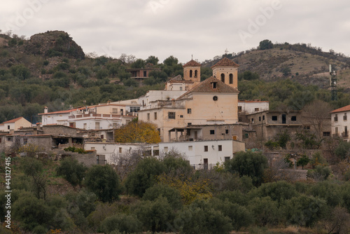 small town on the side of a mountain in southern Spain