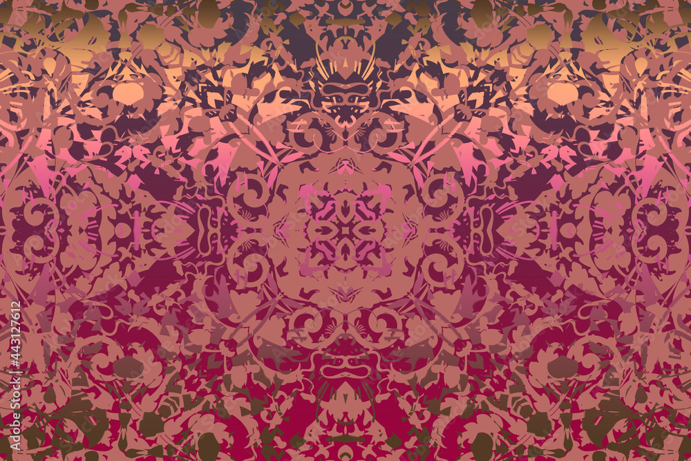 Golden Abstract  decorative paper texture  background  for  artwork  - Illustration