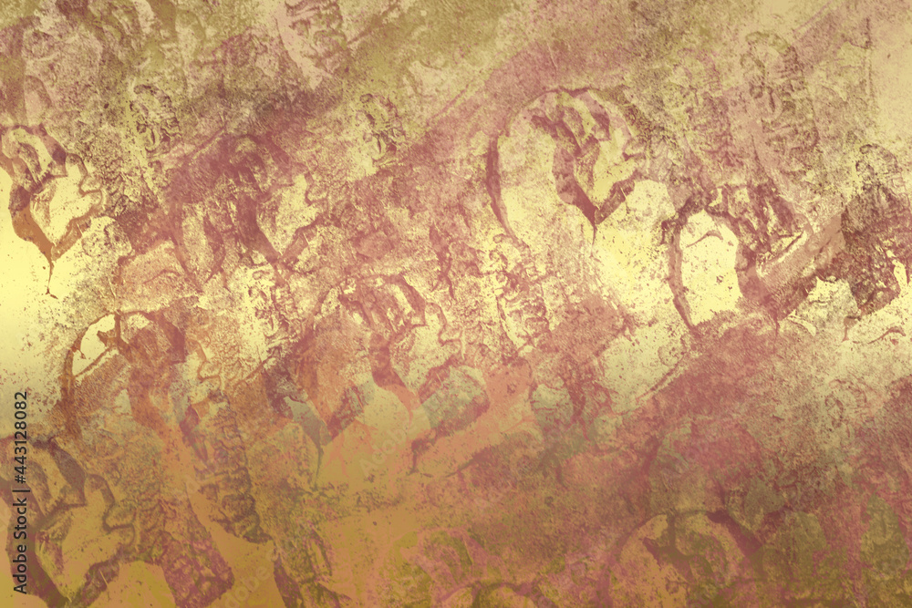 Golden Abstract decorative paper texture background for artwork - Illustration Golden Abstract decorative paper texture background for artwork - Illustration