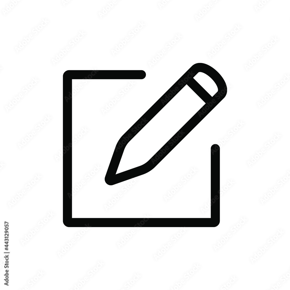 Edit icon symbol vector. Edit text or document icon. Edit icon symbol vector. Edit text or document icon.