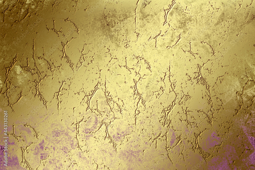 Fototapeta premium Golden Abstract decorative paper texture background for artwork - Illustration