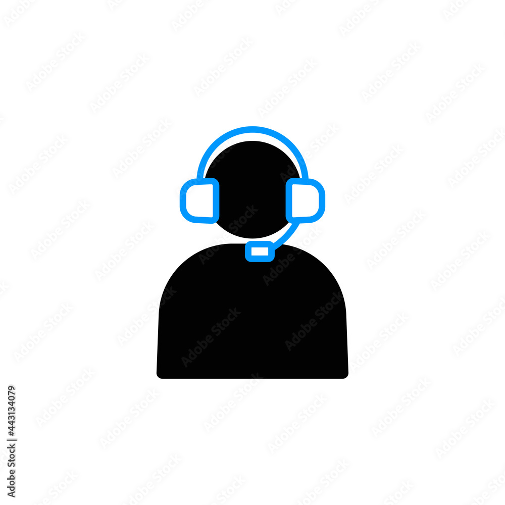 Chat, communication, message, Headphone, headset, music, sound icon Chat, communication, message, Headphone, headset, music, sound icon