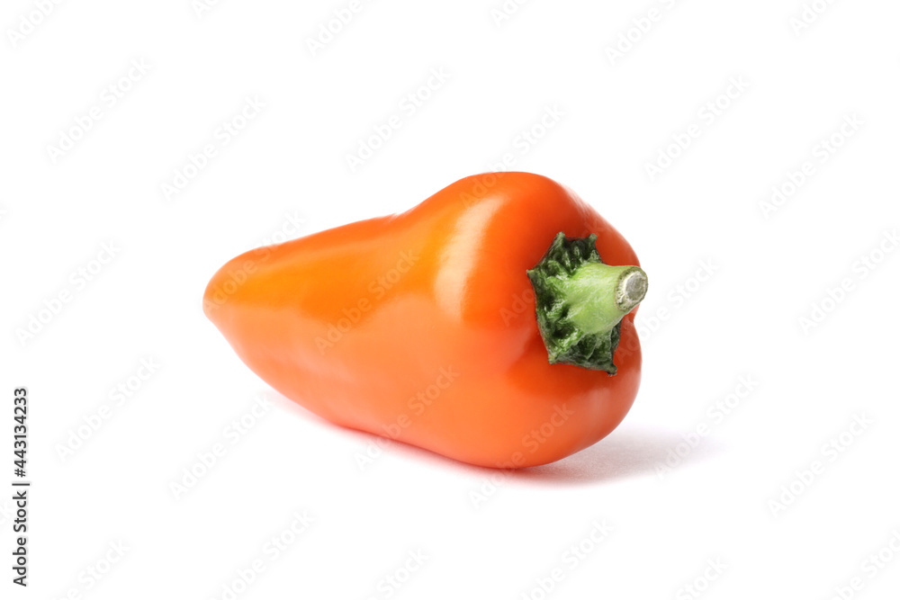 fresh mini bell peppers isolated on white background fresh mini bell peppers isolated on white background